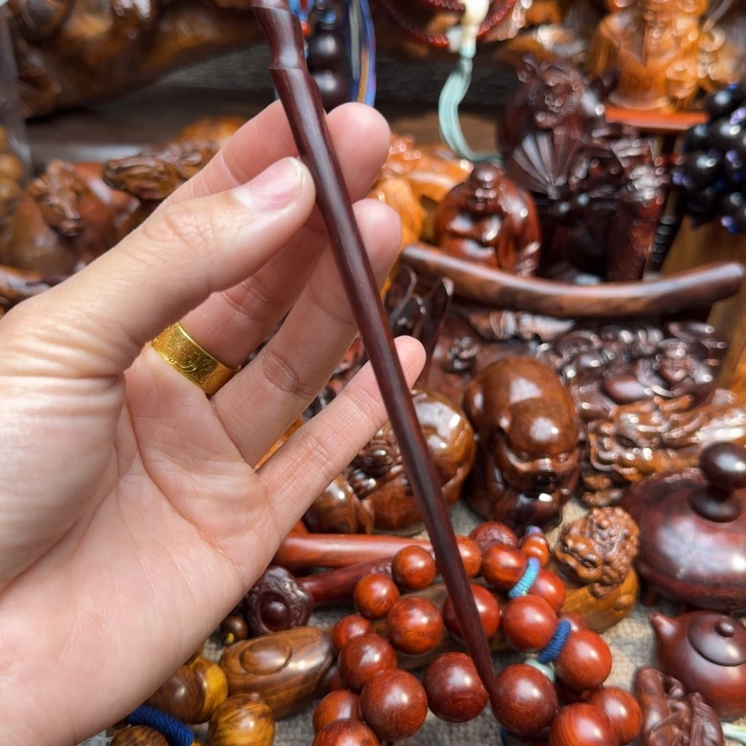 小叶紫檀发簪一只