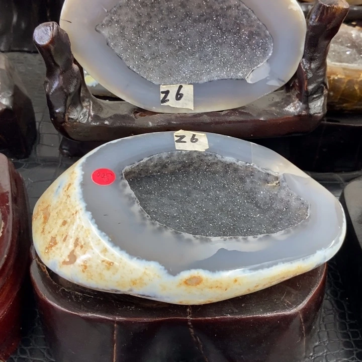 未镶嵌珠宝半成品水晶聚宝盆