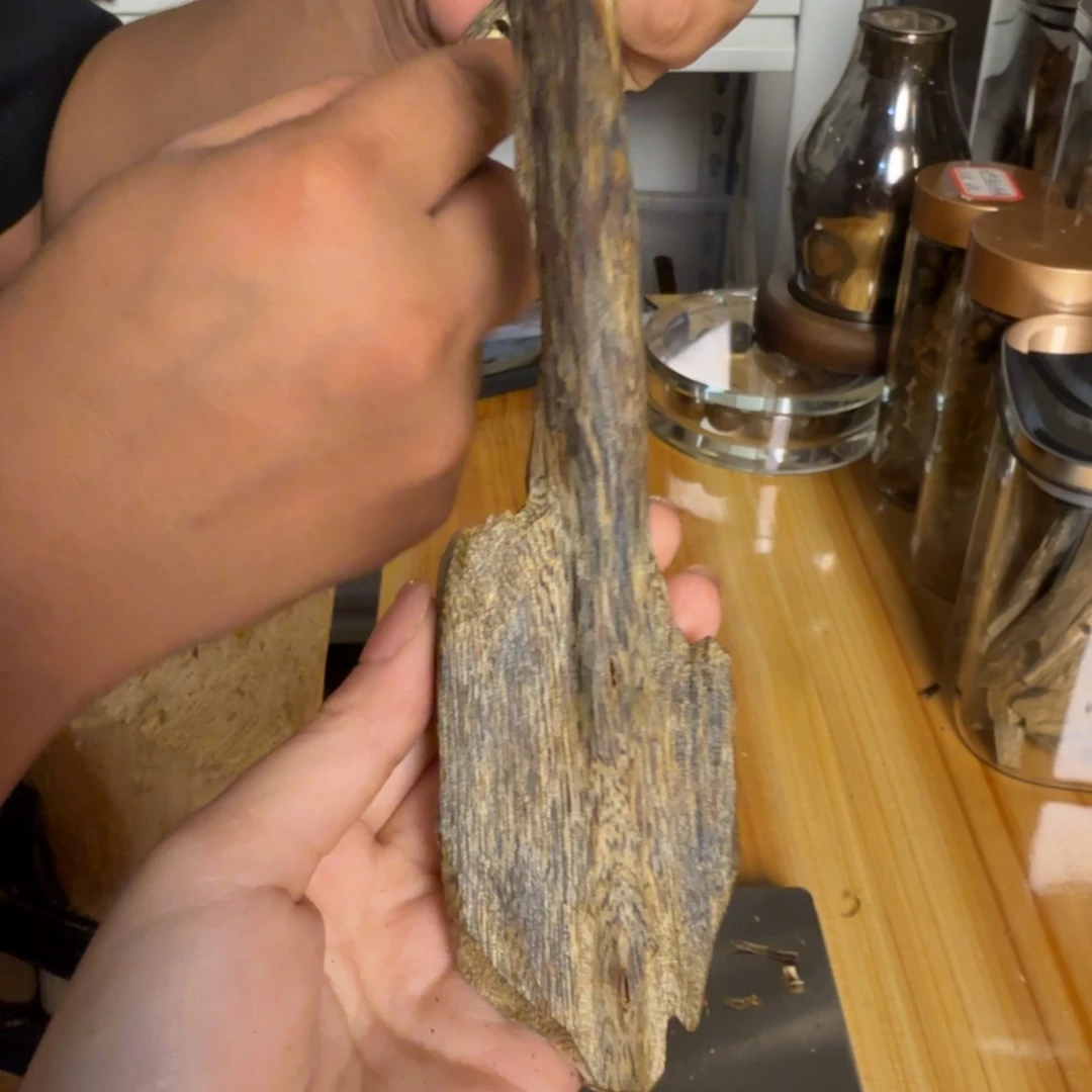 沉香奇楠沉香虫漏原料25克