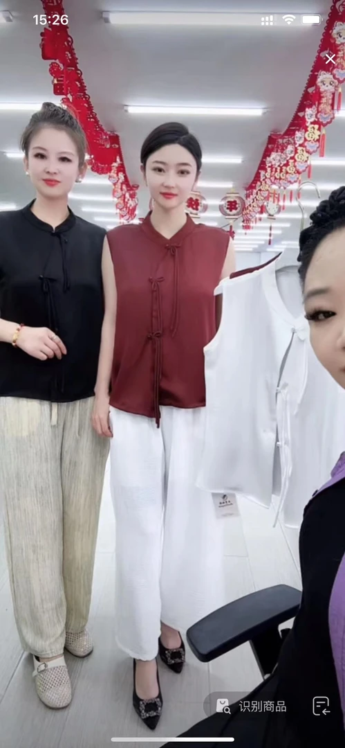 女士时尚国风马甲8129-A353****