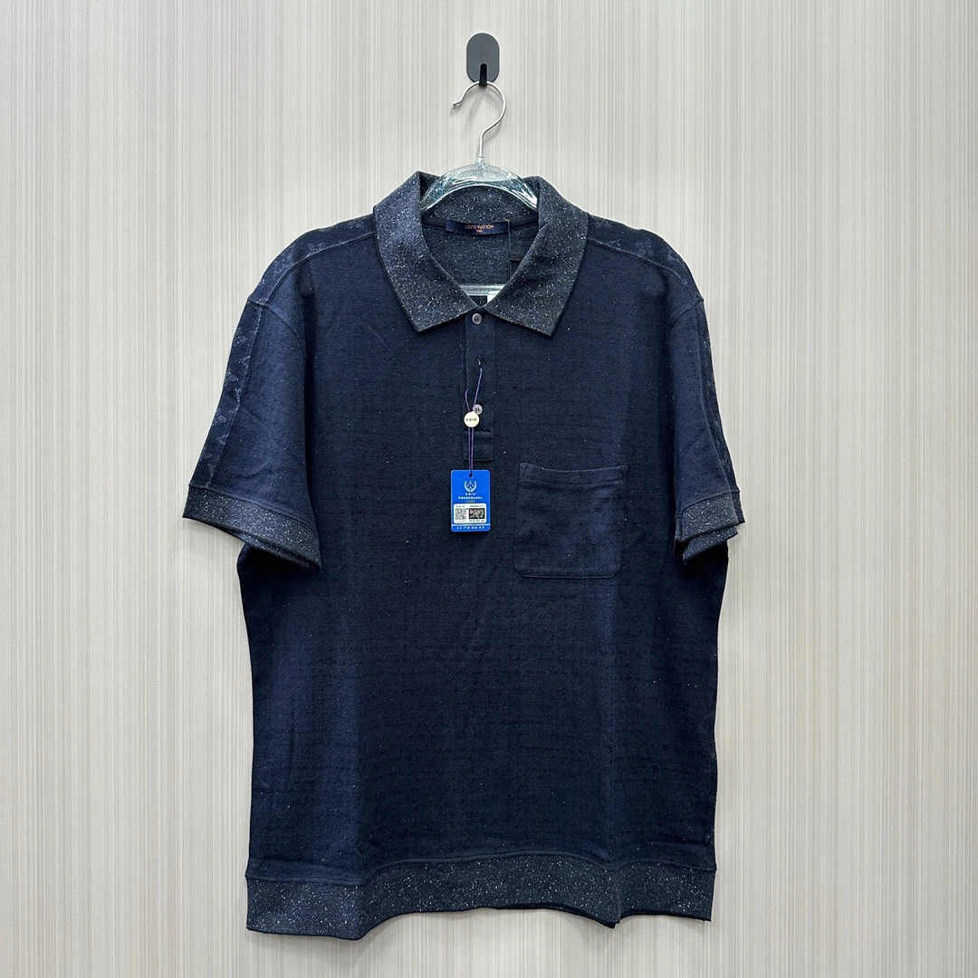 99新 LouisVuitton/路易威登 满印polo短袖 尺码：XL 10785