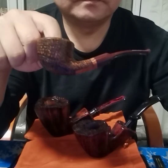 石楠木烟斗手工86款喷砂