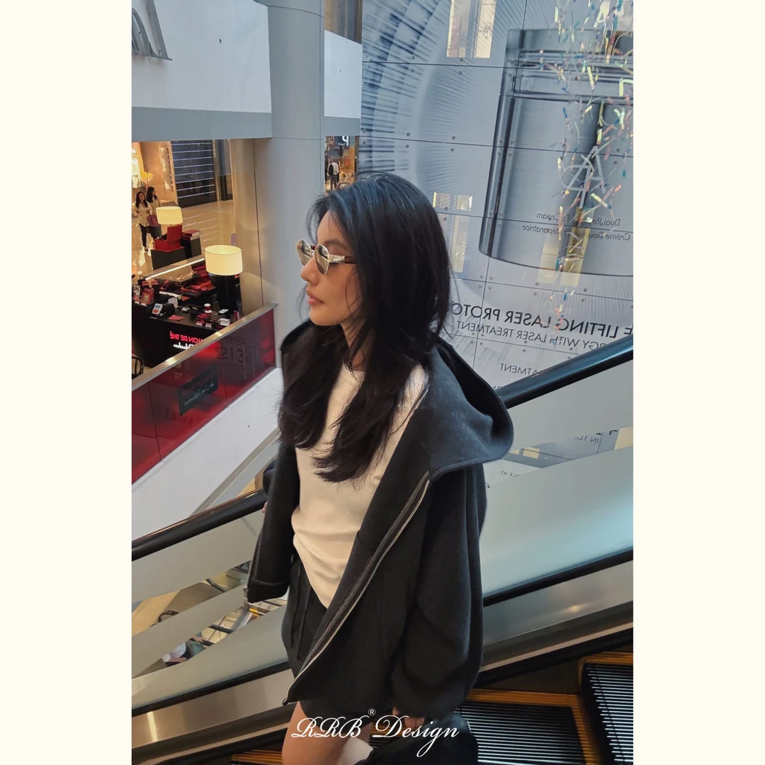 RRB Design「慢生活」意大利科耐丽长绒棉拉毛空气层控温卫衣外套