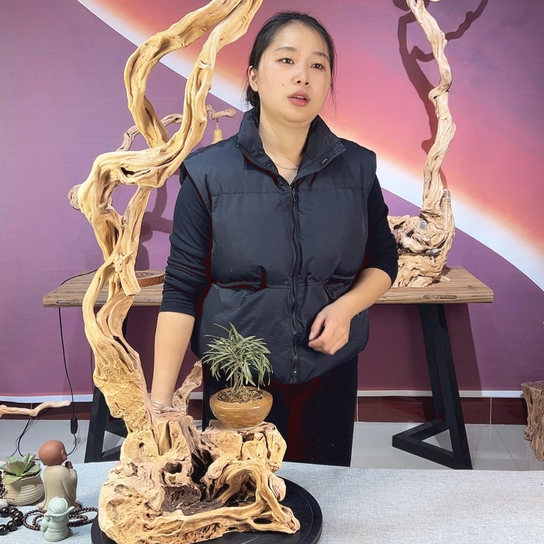 馨***子木天然杜鹃根艺摆件