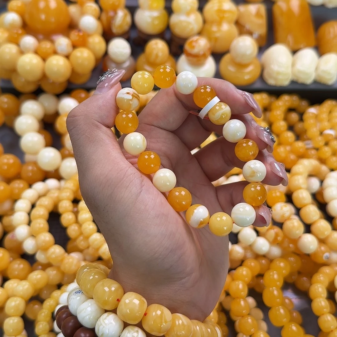 蜜蜡未镶嵌珠宝奇石11.8mm