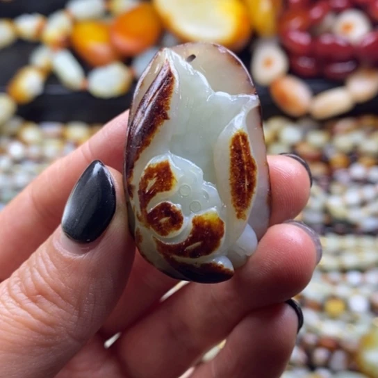 和田玉颈饰未镶嵌