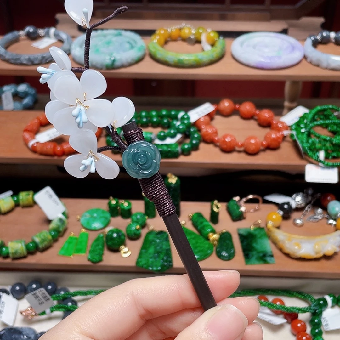 翡翠未镶嵌手链饰品