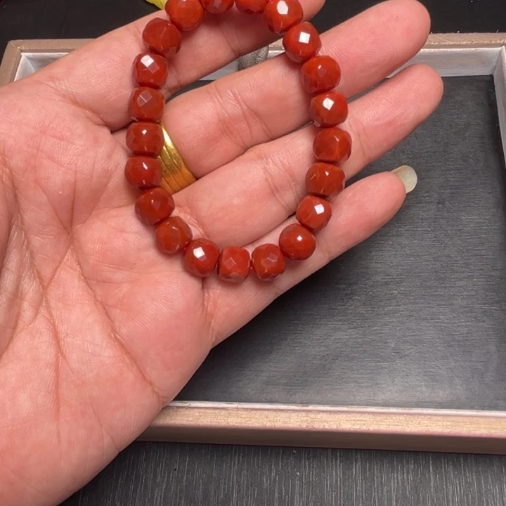 未镶嵌48方糖南红玛瑙爱****