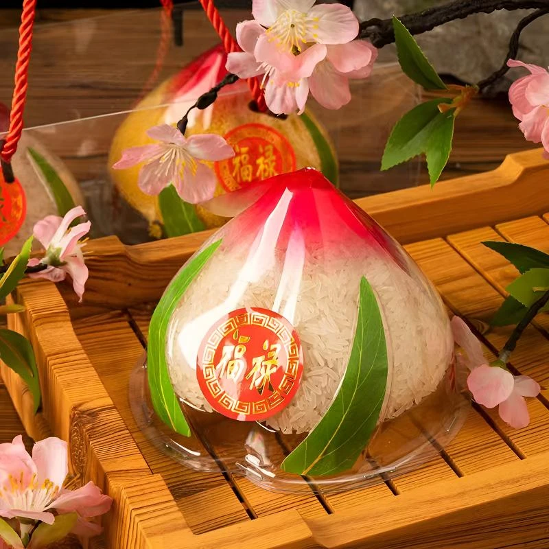 闽南特色拜拜供品祈福寿桃