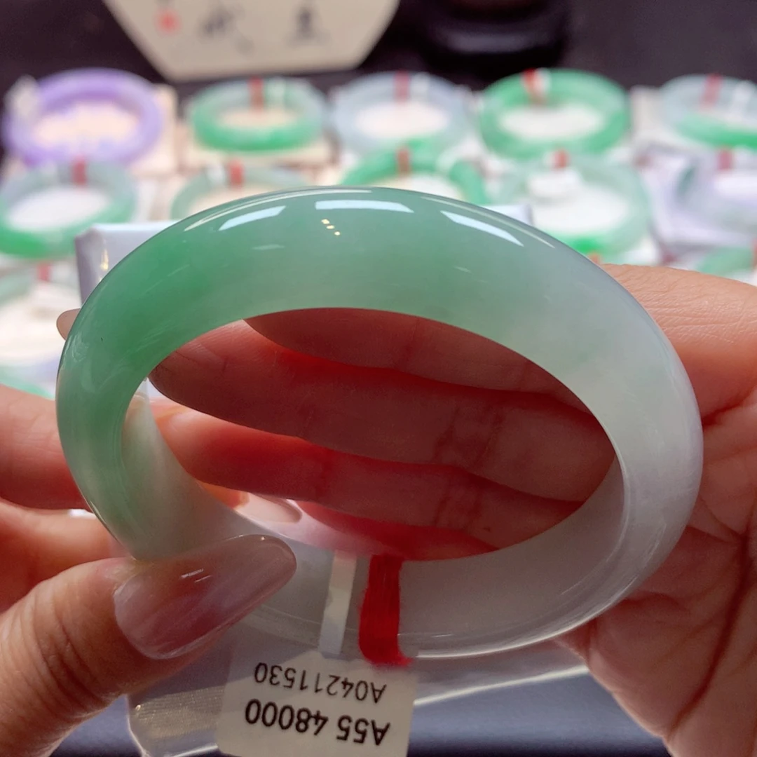 翡翠手镯未镶嵌正圈55.6（32号）89