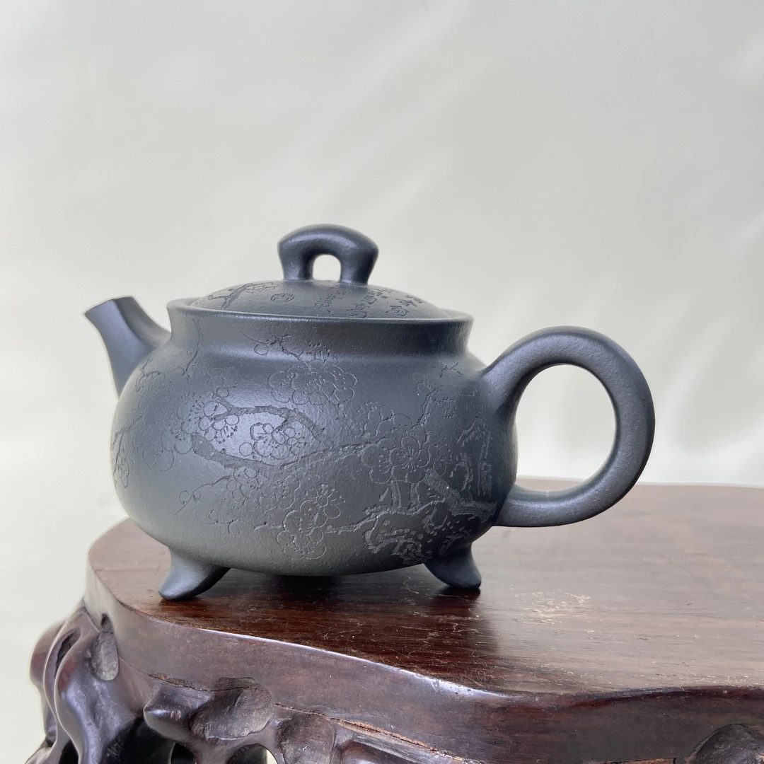 宜兴手工紫砂陶 （吴小军）茶壶GS4196-7