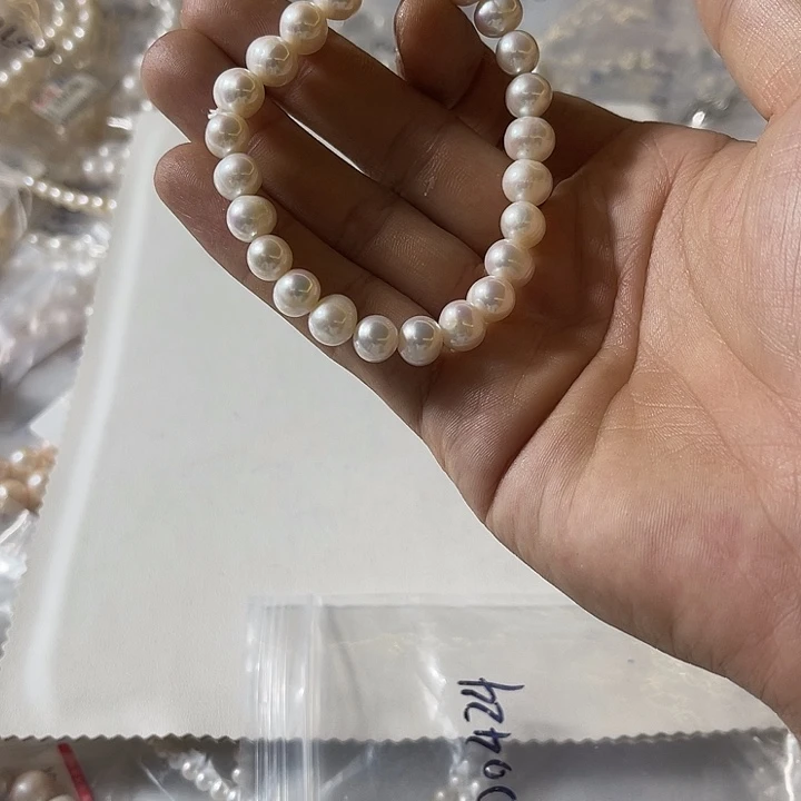 淡水珍珠未镶嵌颈饰00424