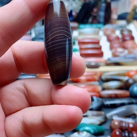 玛瑙/玉髓合金颈饰