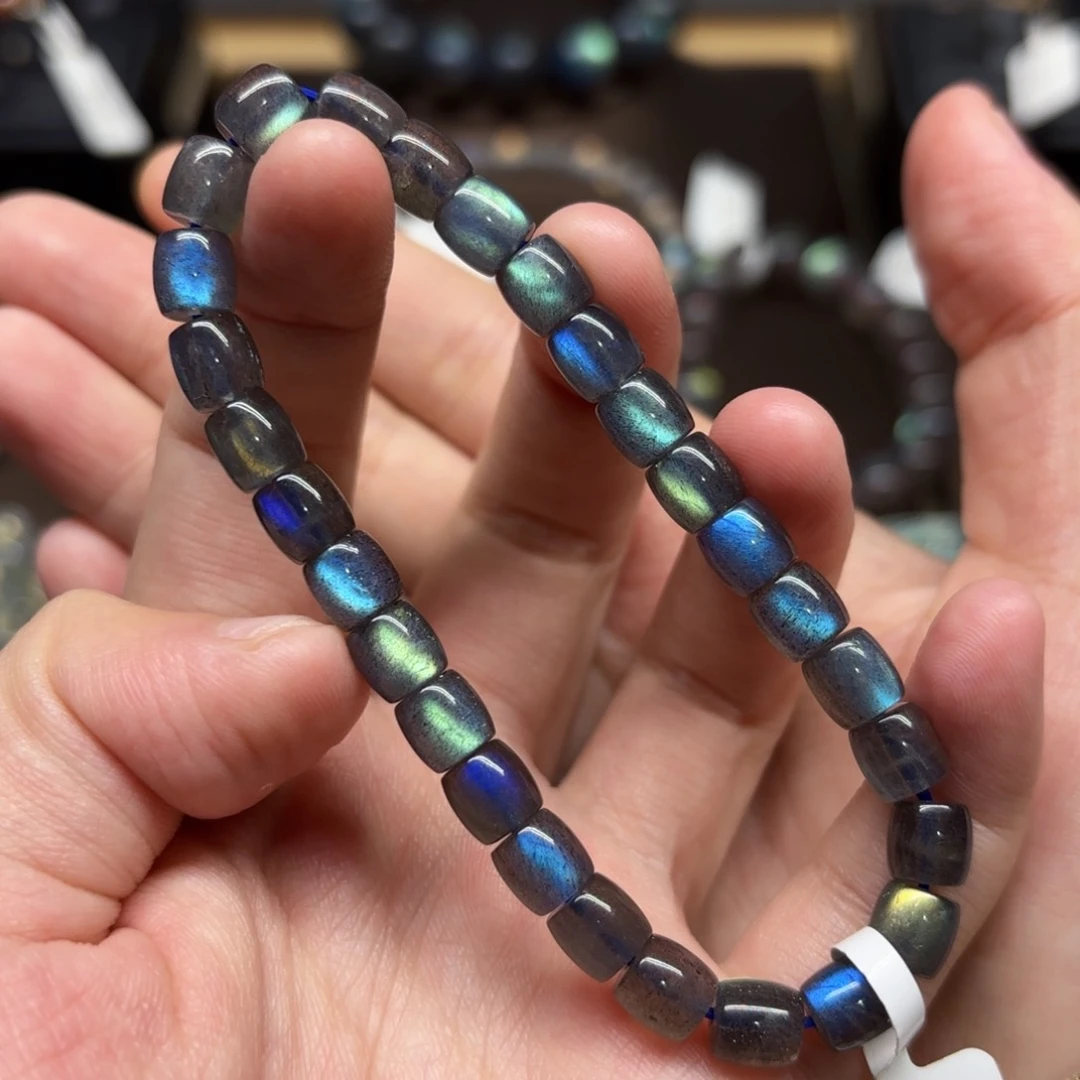 未镶嵌手链长石6.2mm左右