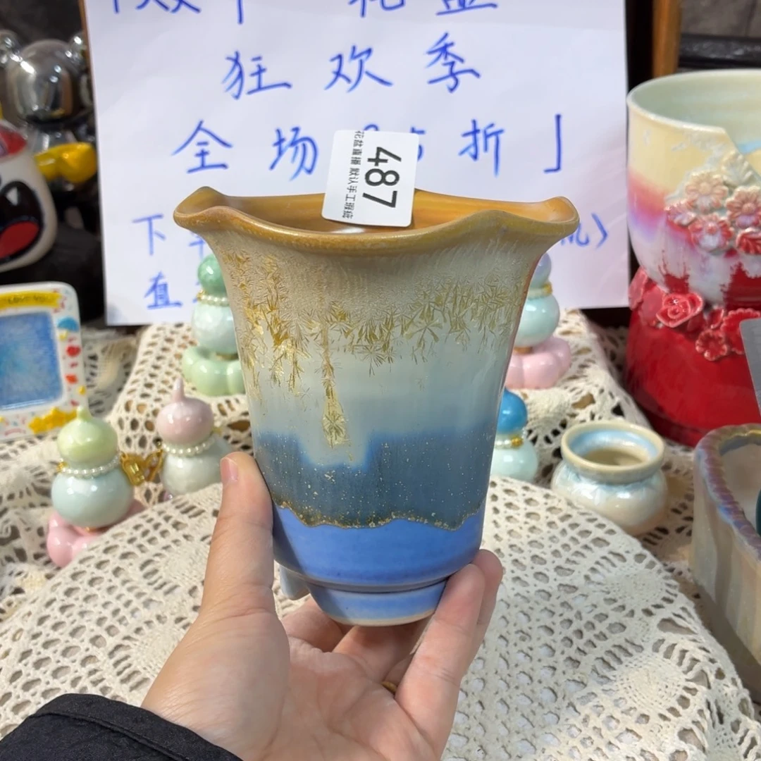 景德镇陶瓷花盆双十一专属价
