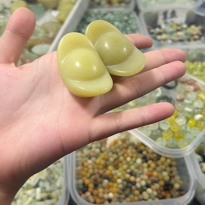 合金蛇纹石玉珠宝半成品