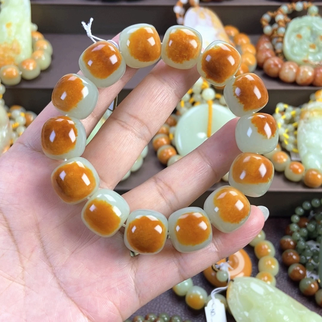 透闪石质玉未镶嵌手串