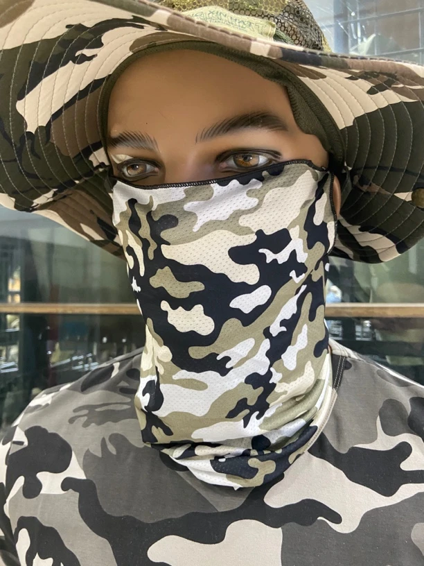 男女防晒面罩。夏天防晒