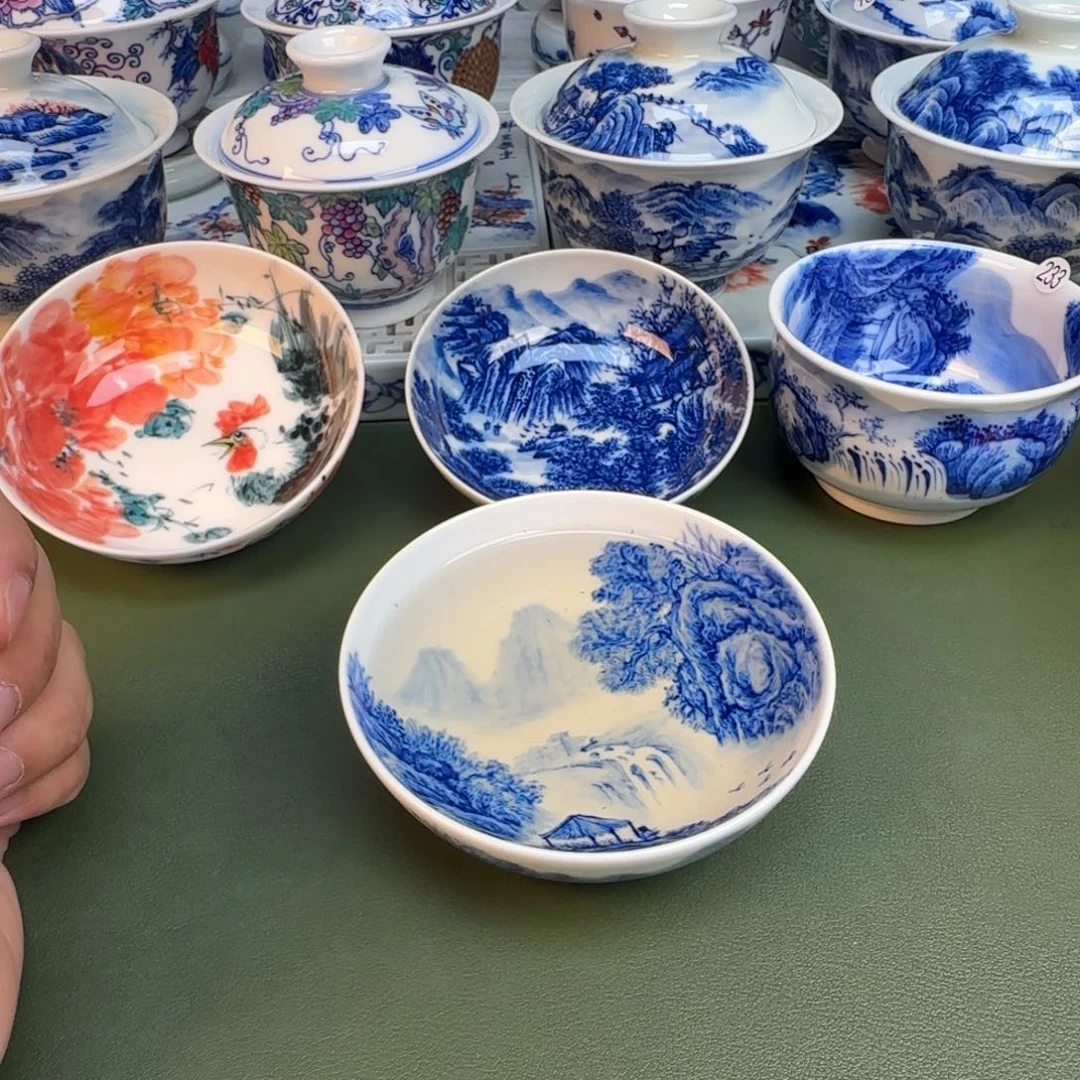 陶纯手工纯手绘茶具241