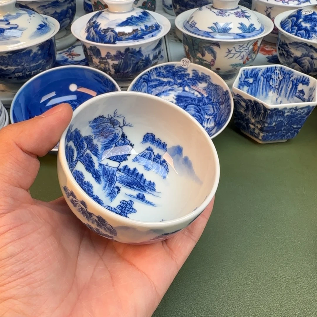 陶纯手工纯手绘茶具332