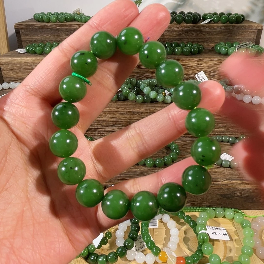 和田玉未镶嵌手串