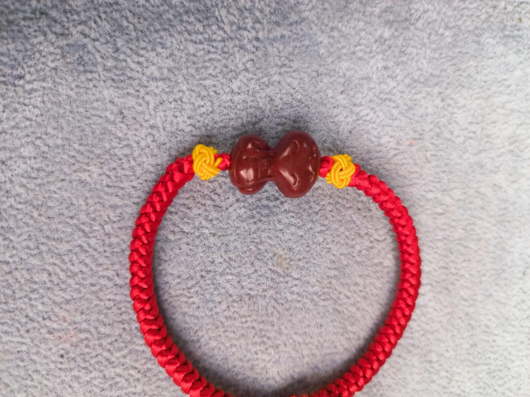 含辰砂工艺品2025蛇年属蛇生肖本命年朱砂手链