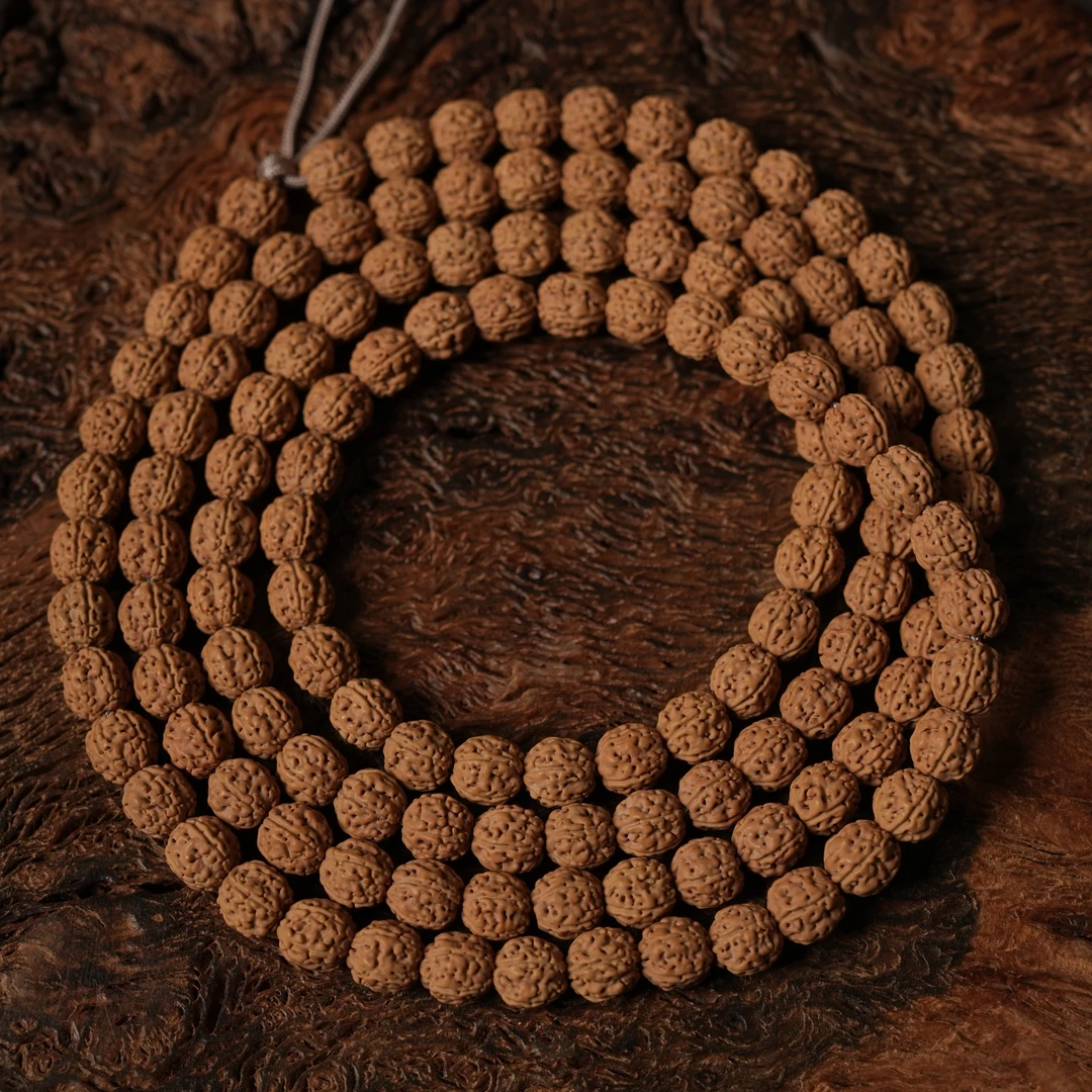 A312原桩镇渊盘龙纹小金刚菩提手串尺寸7-7+mm