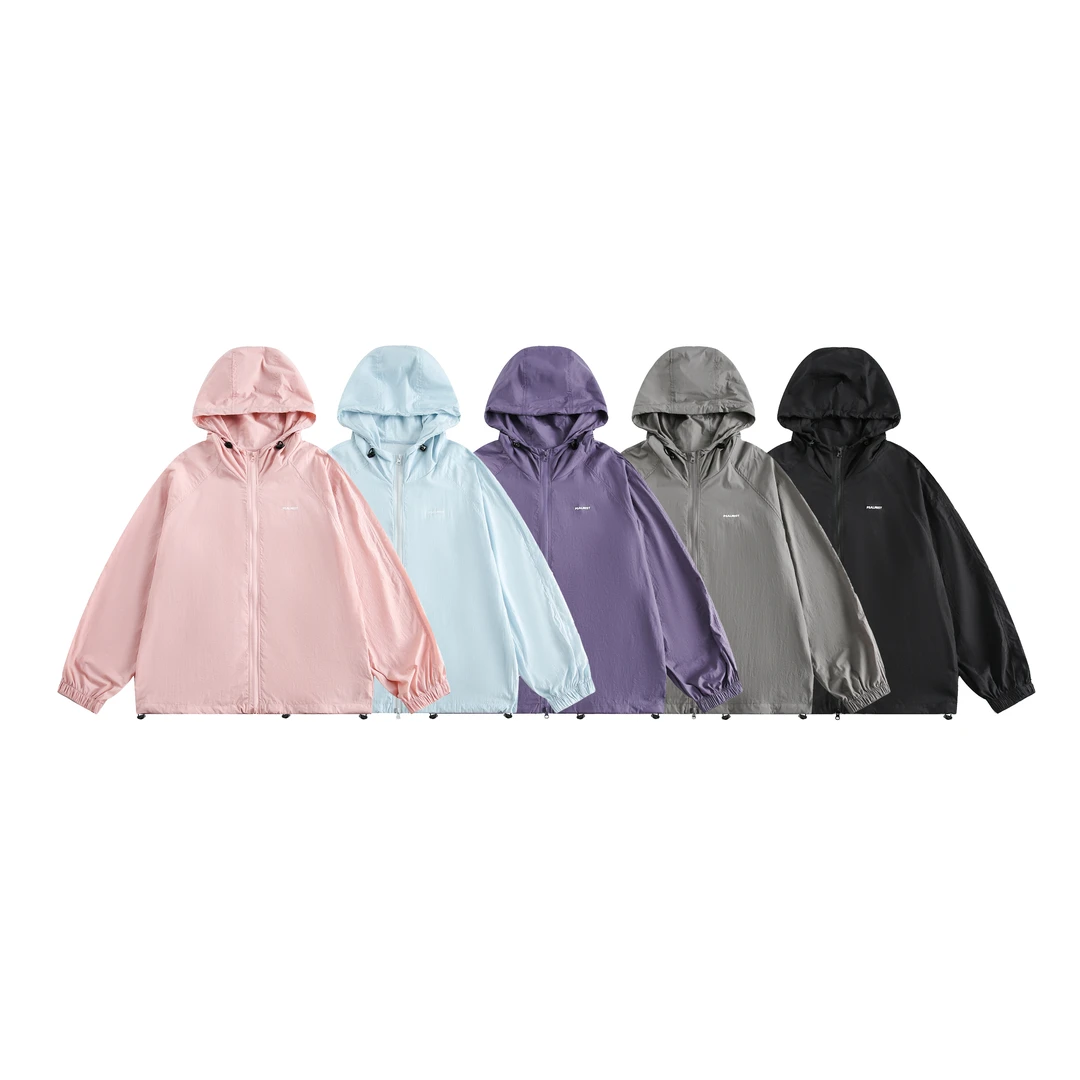 特价UPF50+防晒衣运动外套25夏新休闲简约宽松薄款夏季纯色户外