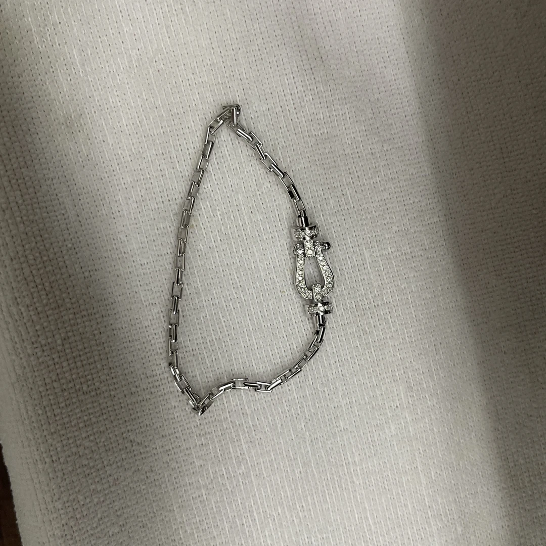 18 K白金钻石手链18 K金