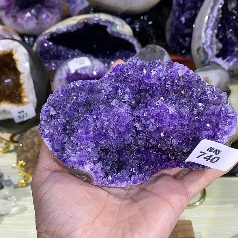 【闪购商品】未镶嵌珠宝半成品紫晶