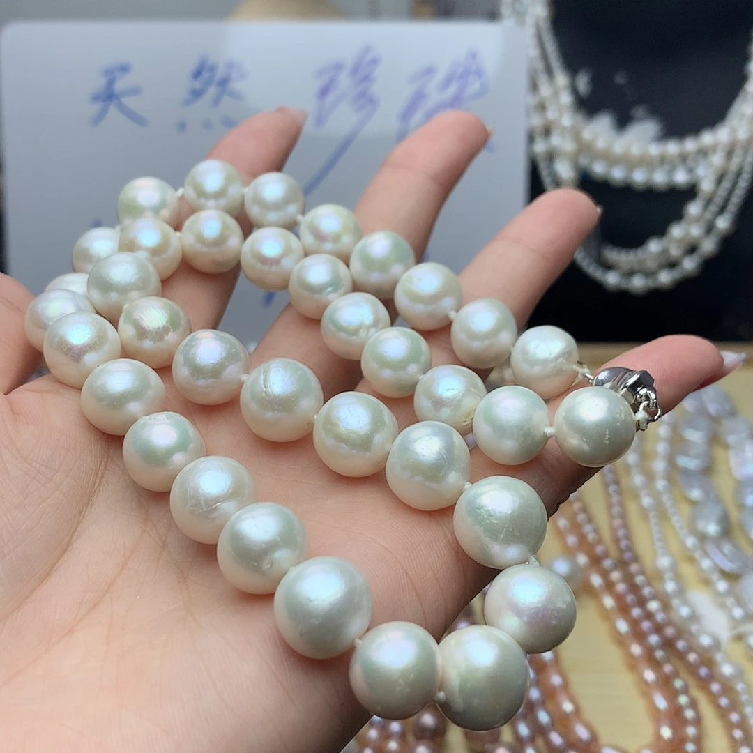 未镶嵌淡水珍珠12-13胡****赖n92项链