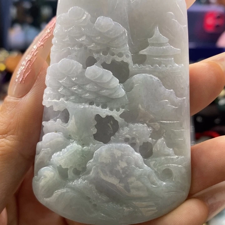 翡翠吊坠(不含链)未镶嵌阿*哥685