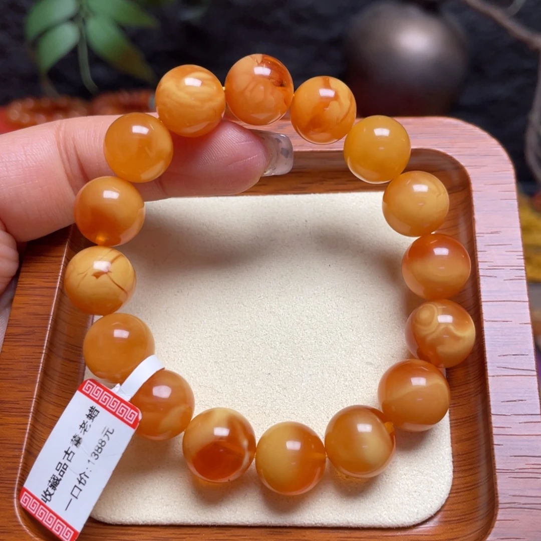 蜜蜡未镶嵌手链手串