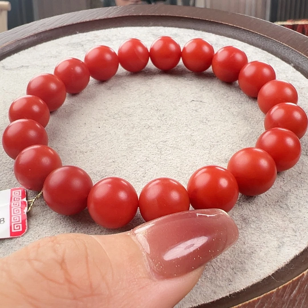 南红玛瑙手串未镶嵌