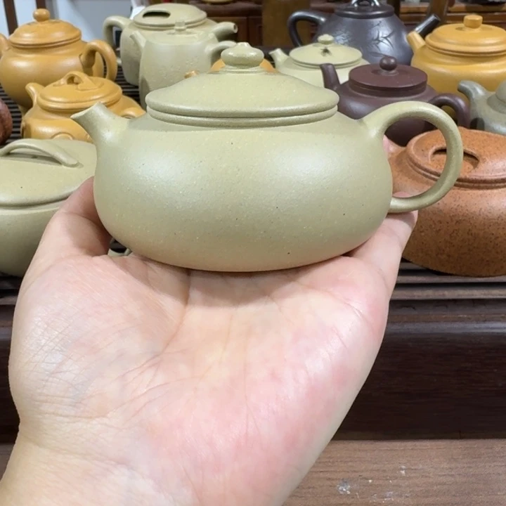 茶壶紫砂大水潭本绿至纯本绿