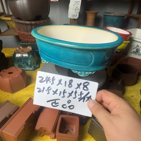 宜兴紫砂花盆一个