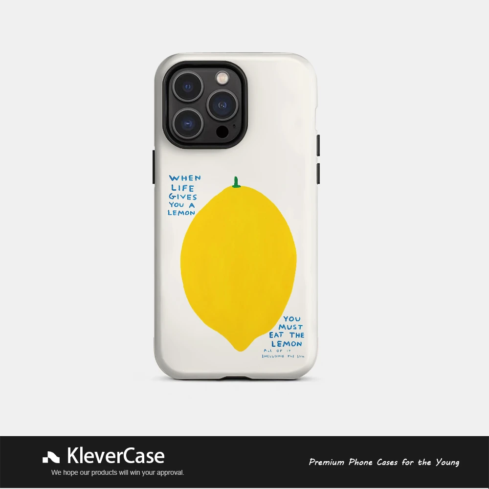 柠檬二合一菲林壳苹果使用16pro/华为/小米15/vivo可爱手机壳