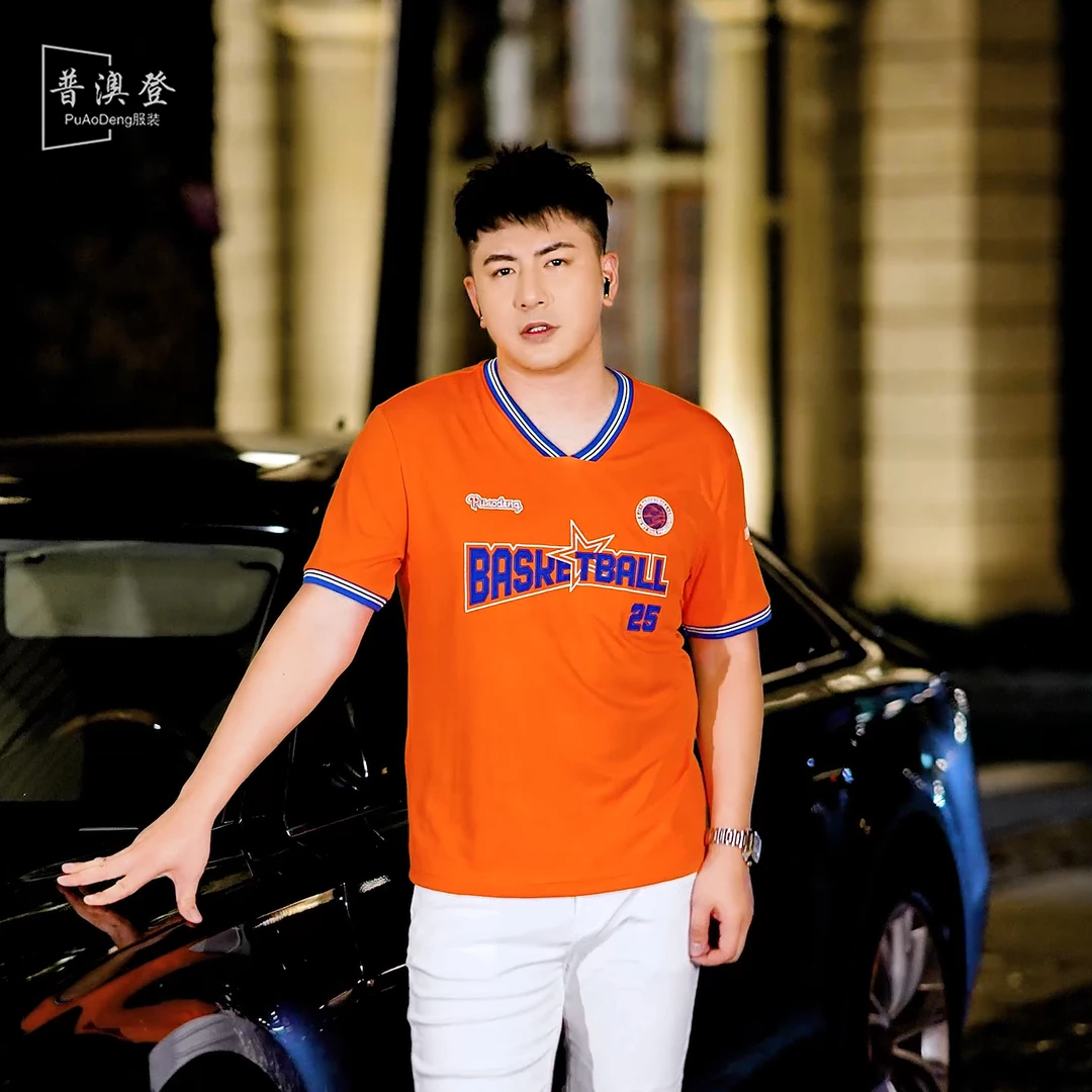 男士合集2025夏季新款时尚潮流百搭休闲字母刺绣透气球服短袖T恤