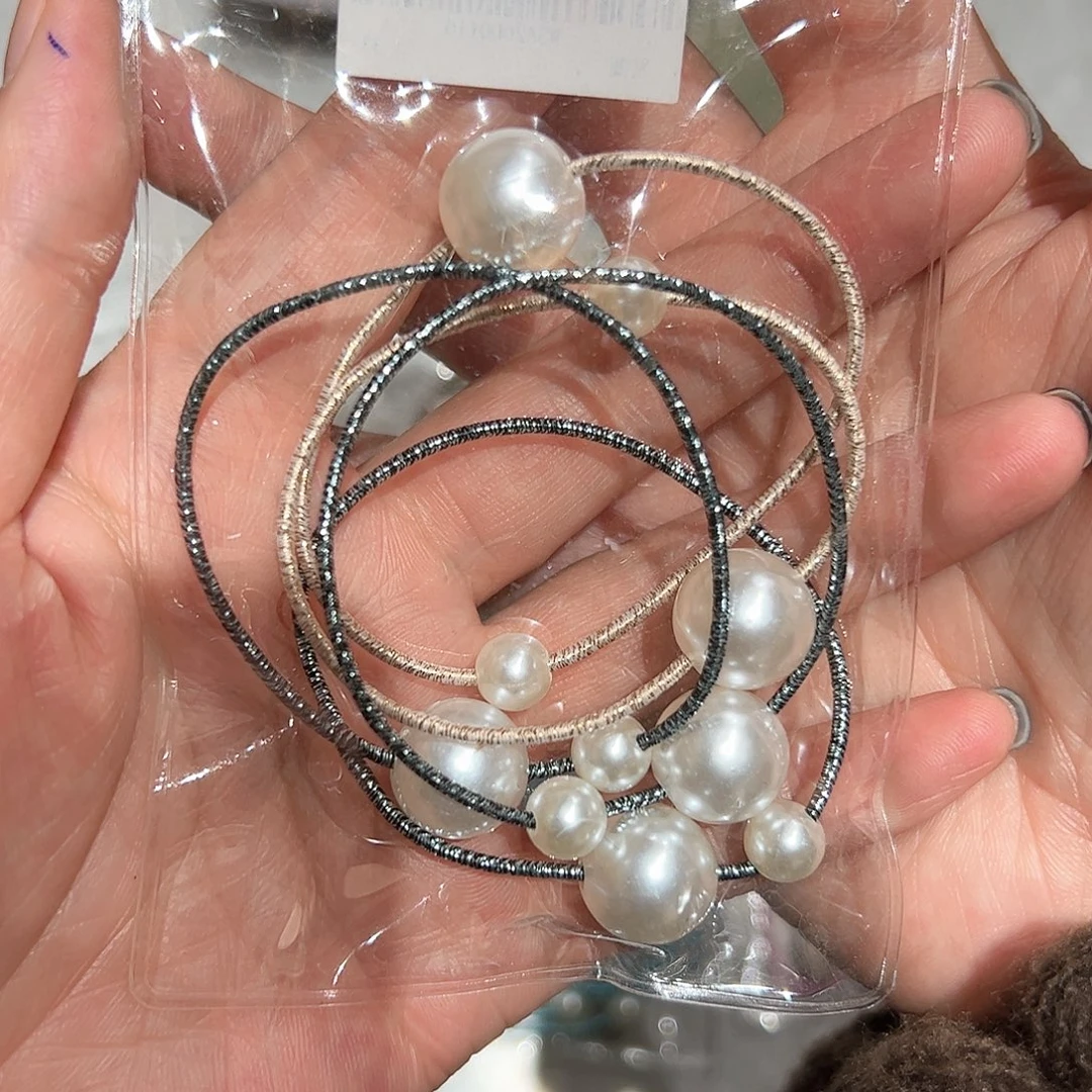 布艺非金属黑3米2个小发圈