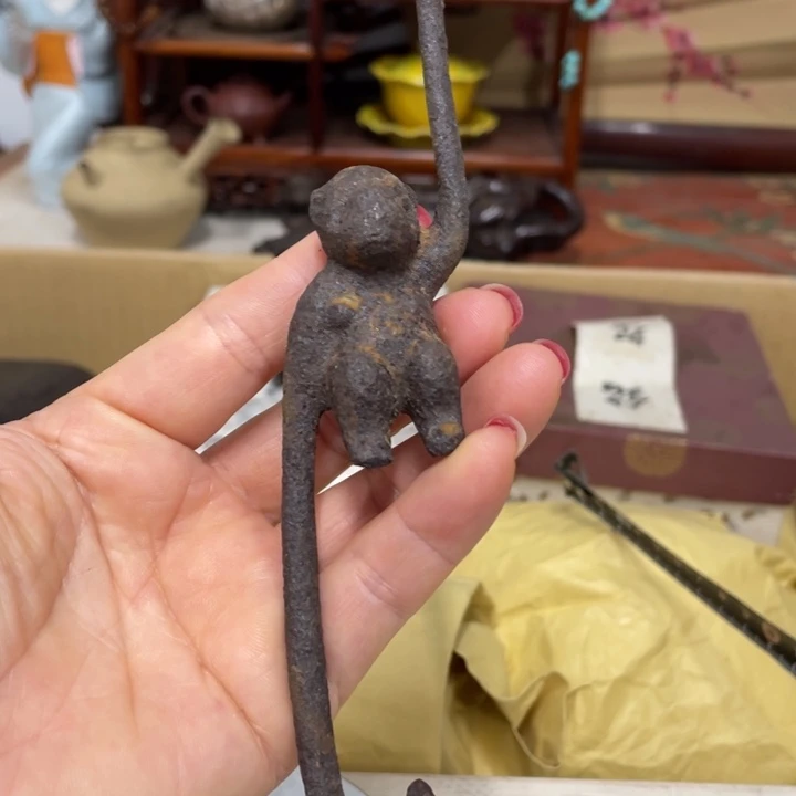 铁中古艺术品摆件