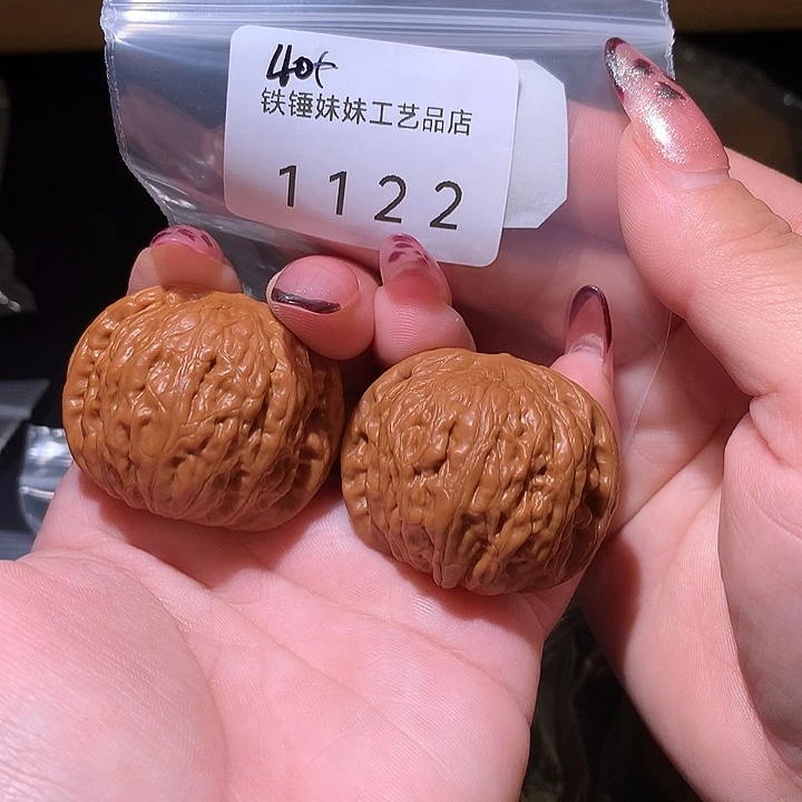 文玩核桃把件铁锤40➕