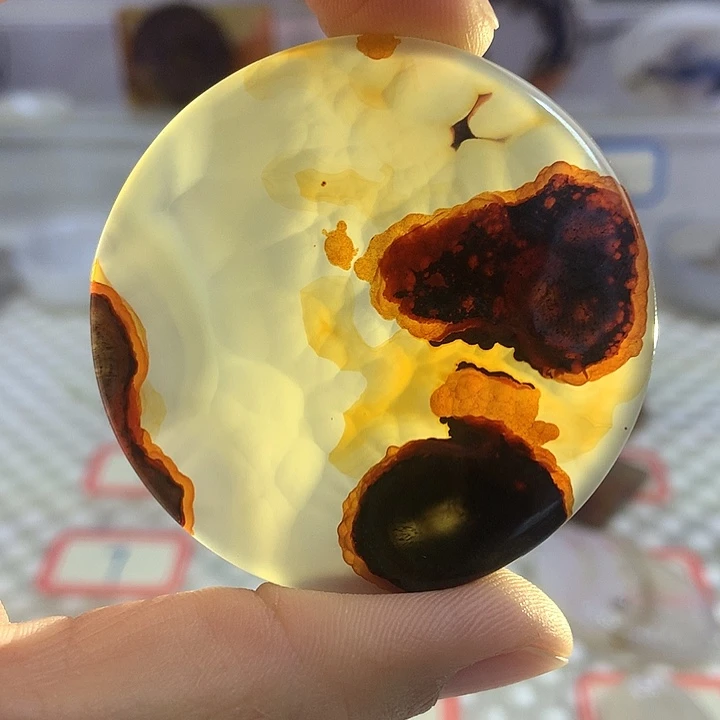 玛瑙/玉髓合金颈饰