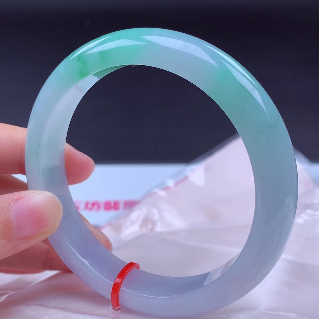 翡翠未镶嵌手镯手镯002040