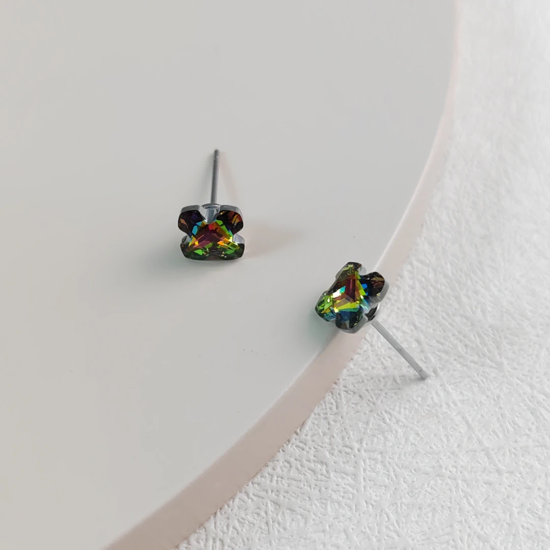 XUPING/旭平首饰 合金仿水晶耳饰 【潘生福利】耳钉GD X000956751