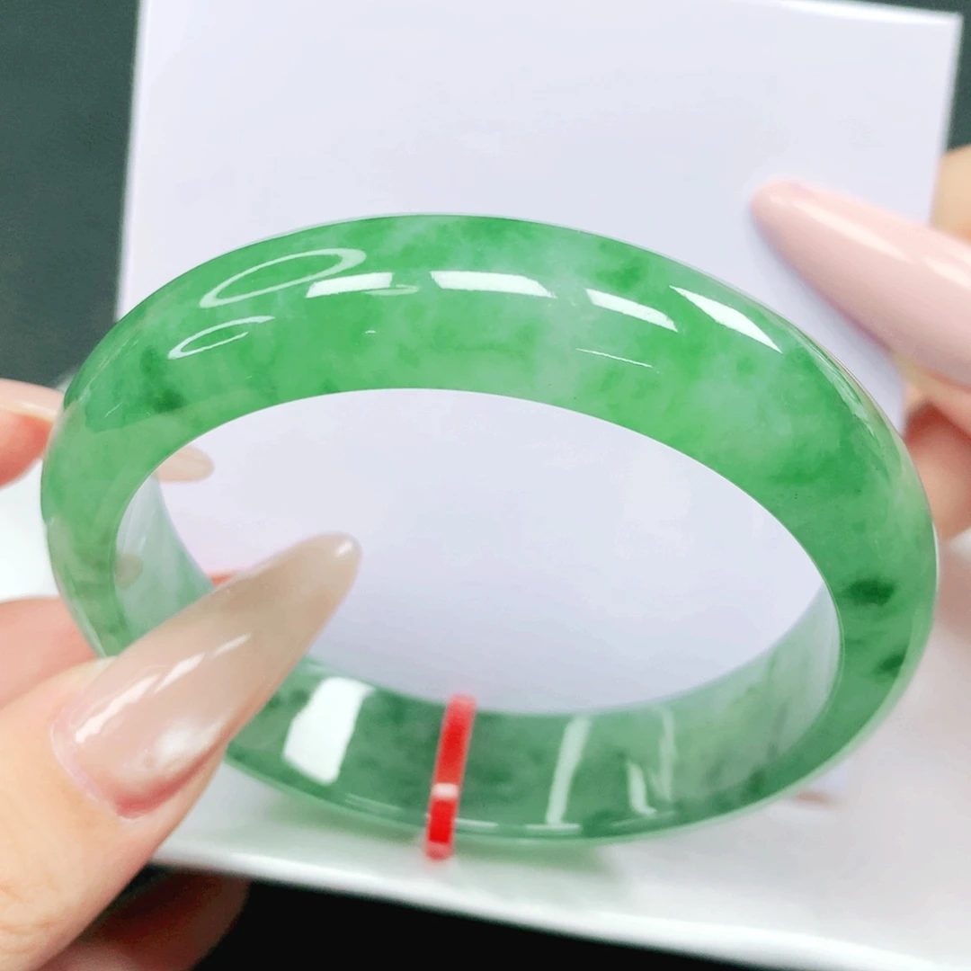 翡翠未镶嵌手镯58