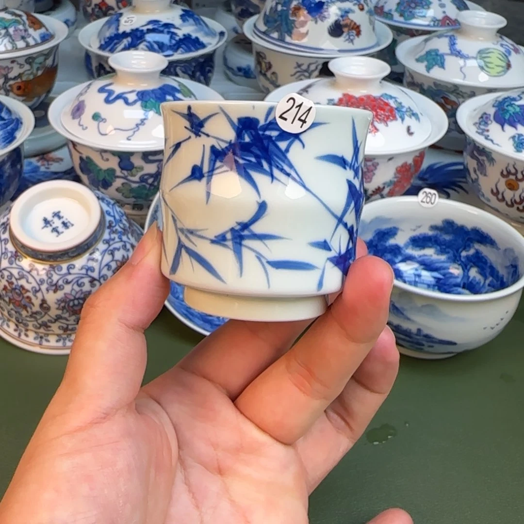 彦祖纯手工手绘茶具215