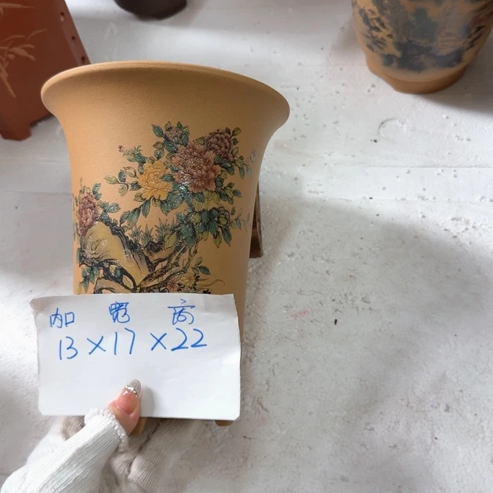 紫砂花盆22/17/13