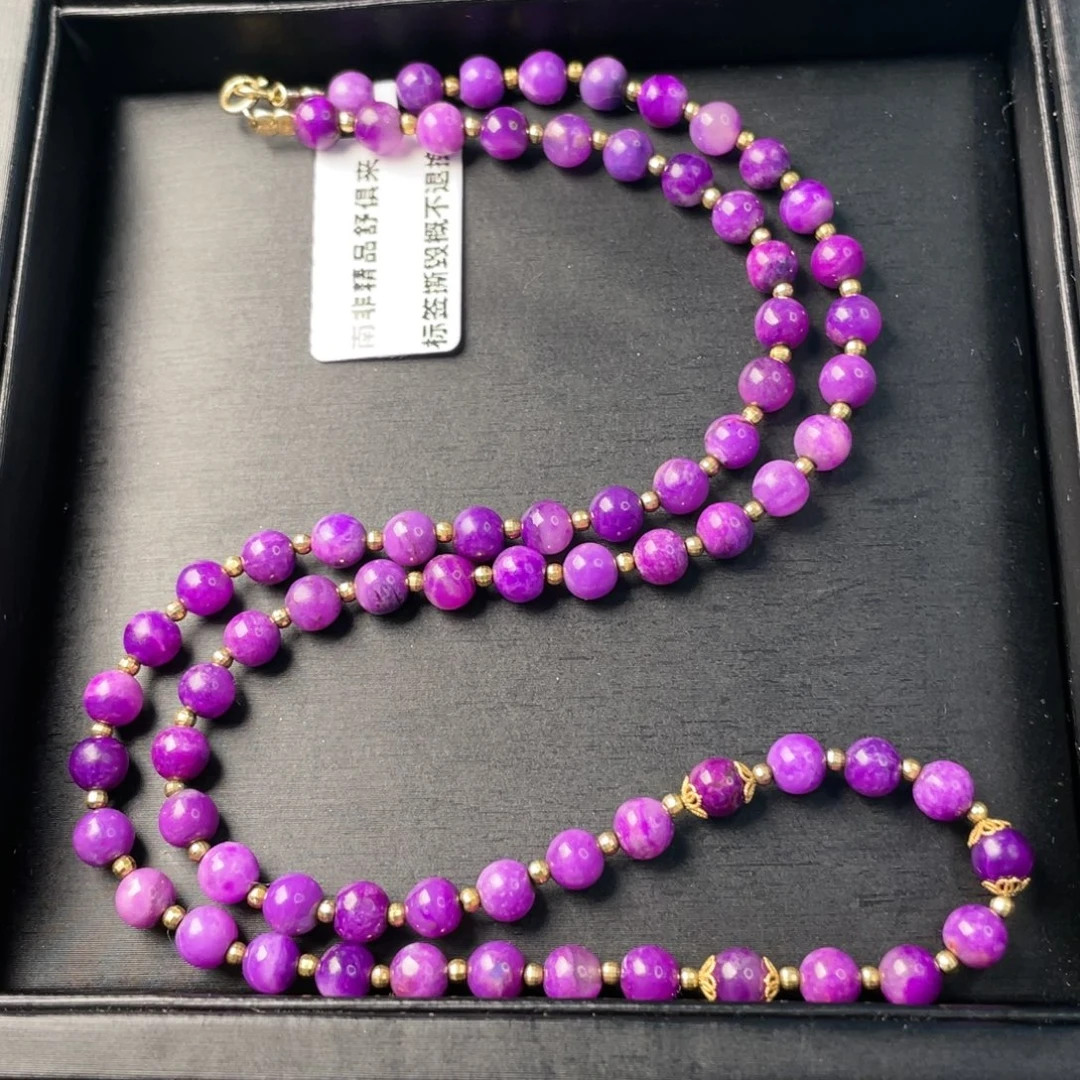 苏纪石（舒俱来）18K金镶嵌项链