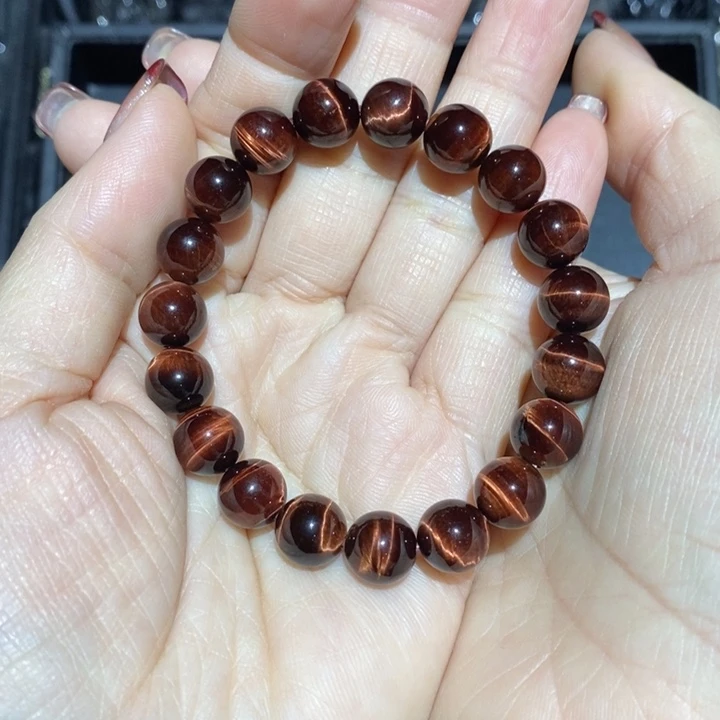 黑曜岩手链未镶嵌晚***睡