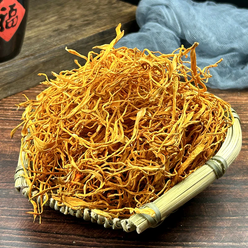 干虫草花云南特产菌菇蛹虫草孢子头菌无硫煲鸡火锅食材山珍干货